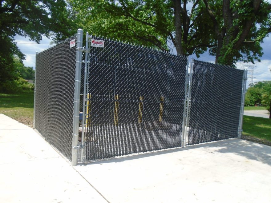 Lyon Homes Dumpster Enclosure in Baltimore MD