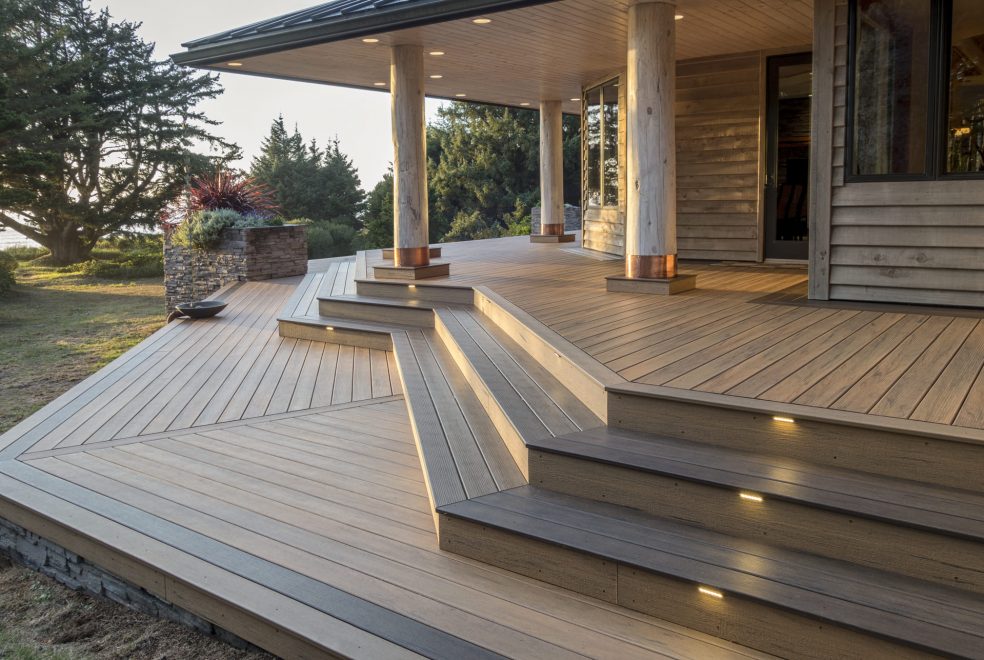 TimberTech Legacy Collection Tigerwood Decking with Lighting